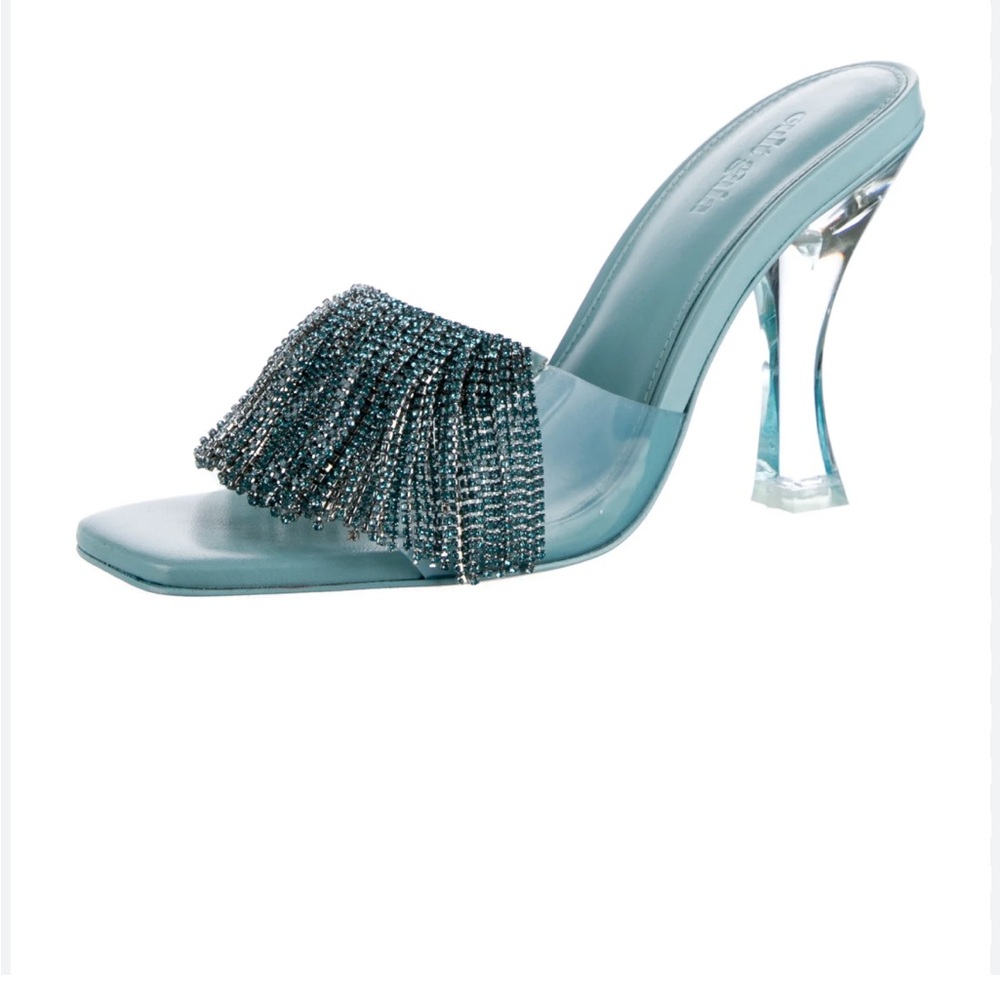 New! Size 9.5 Cult Gaia Lana Sandals Blue Inc dust bag card!